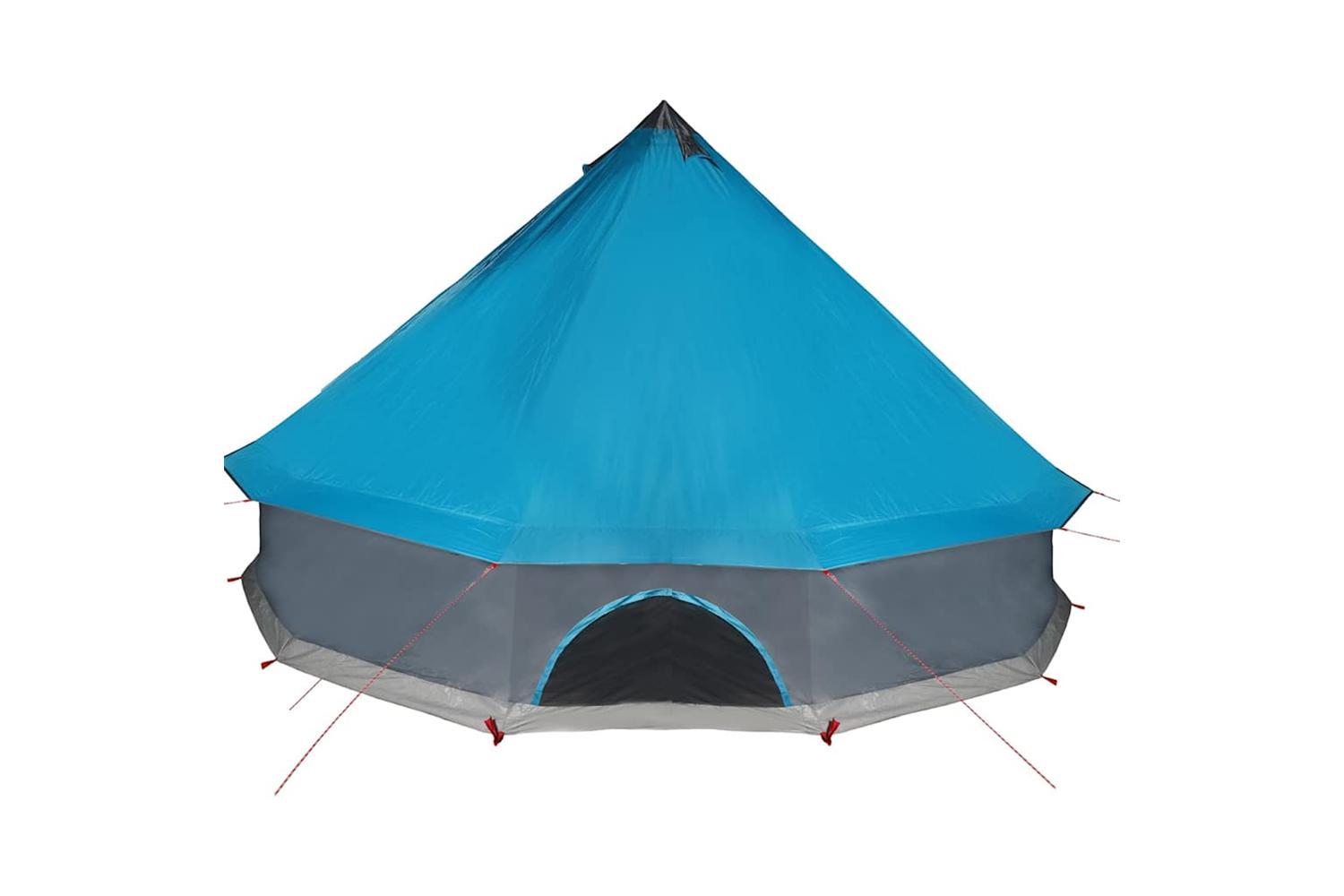 Vidaxl Family Tent Tipi 12-person Blue Waterproof-8