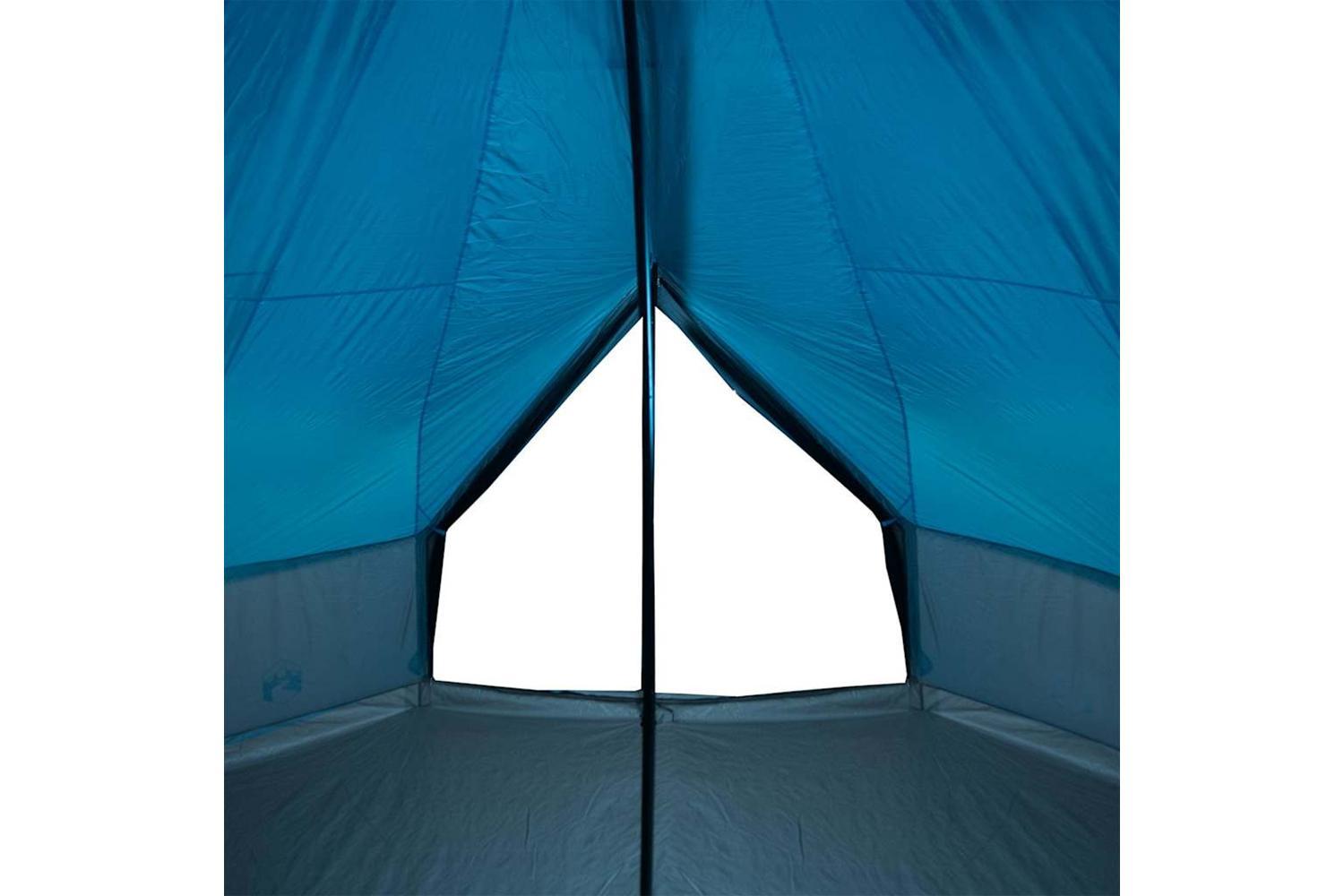 Vidaxl Family Tent Tipi 12-person Blue Waterproof-9