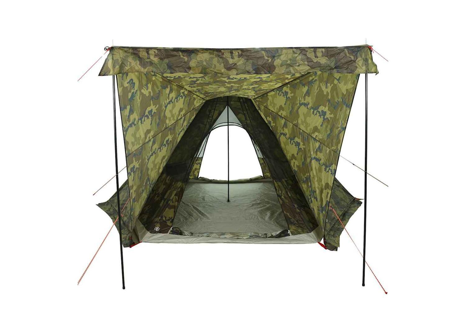 Vidaxl Family Tent Tipi 6-person Camouflage Waterproof-5