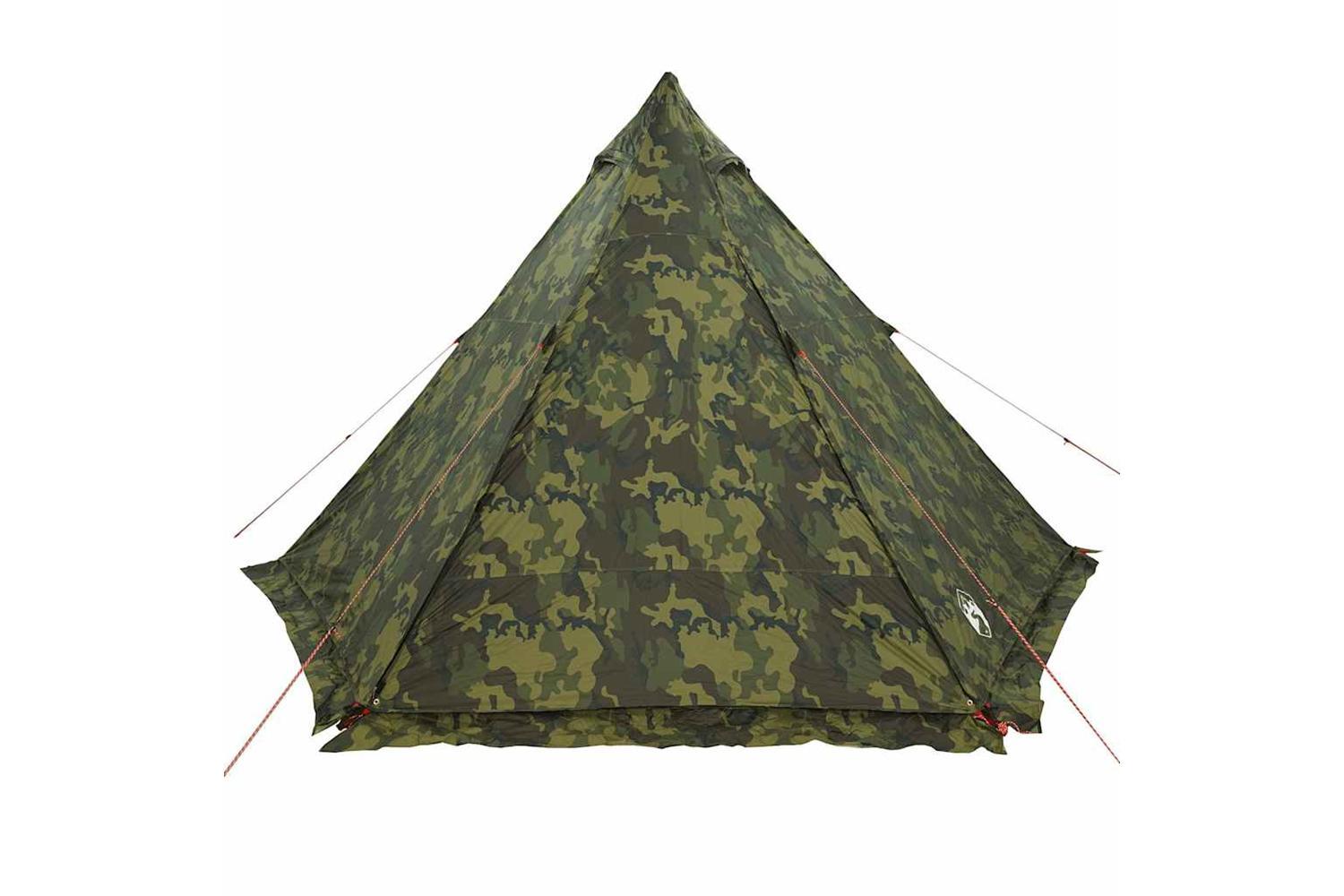 Vidaxl Family Tent Tipi 6-person Camouflage Waterproof-6