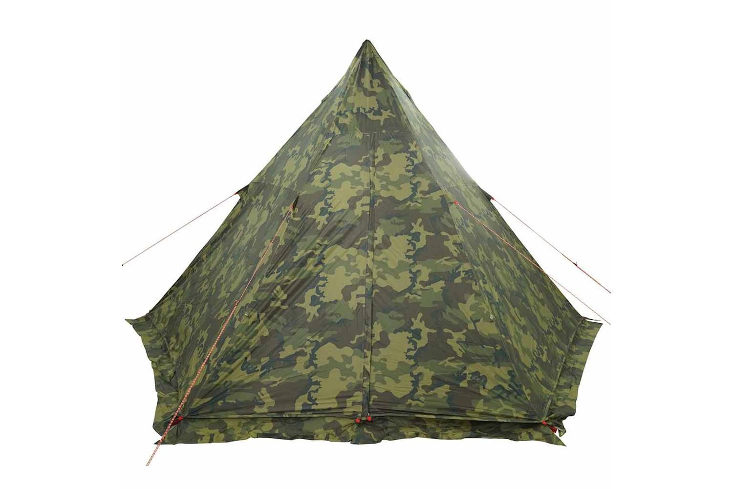Vidaxl Family Tent Tipi 6-person Camouflage Waterproof-10