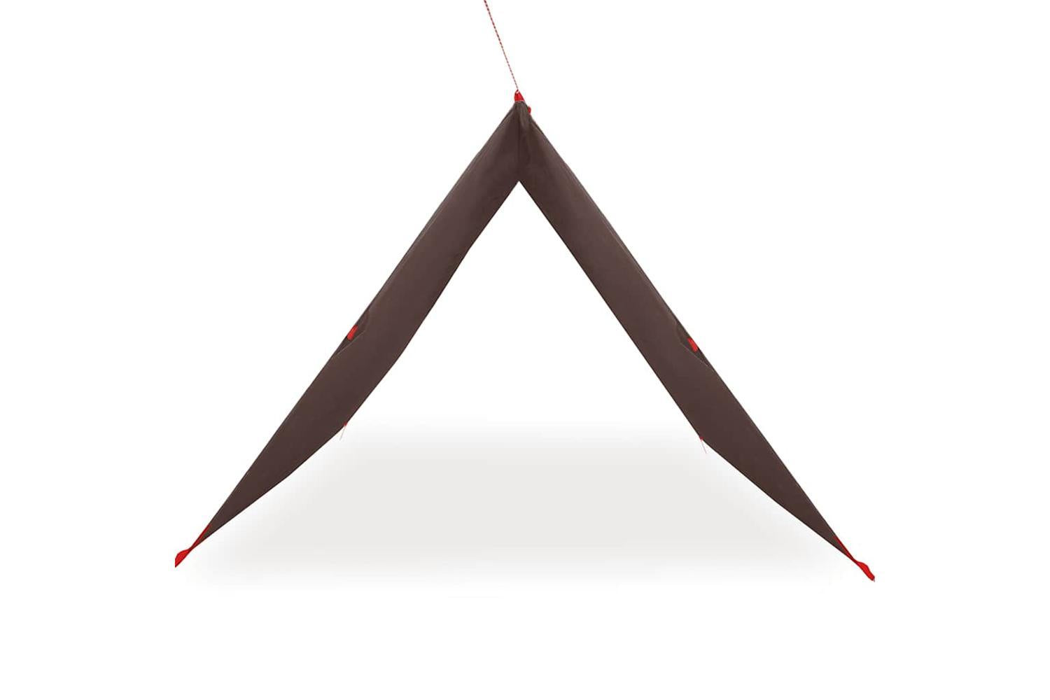 Vidaxl Camping Tarp Brown 366x306 Cm Waterproof-4