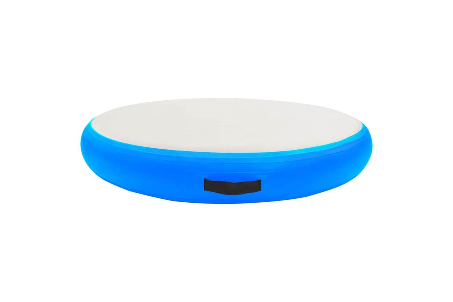 Vidaxl Inflatable Gymnastic Mat With Pump 100x100x15 Cm Pvc Blue-3