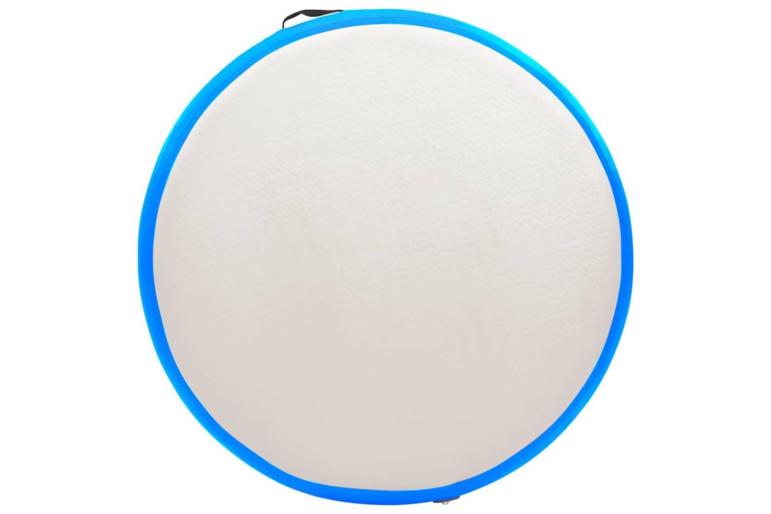 Vidaxl Inflatable Gymnastic Mat With Pump 100x100x15 Cm Pvc Blue-4