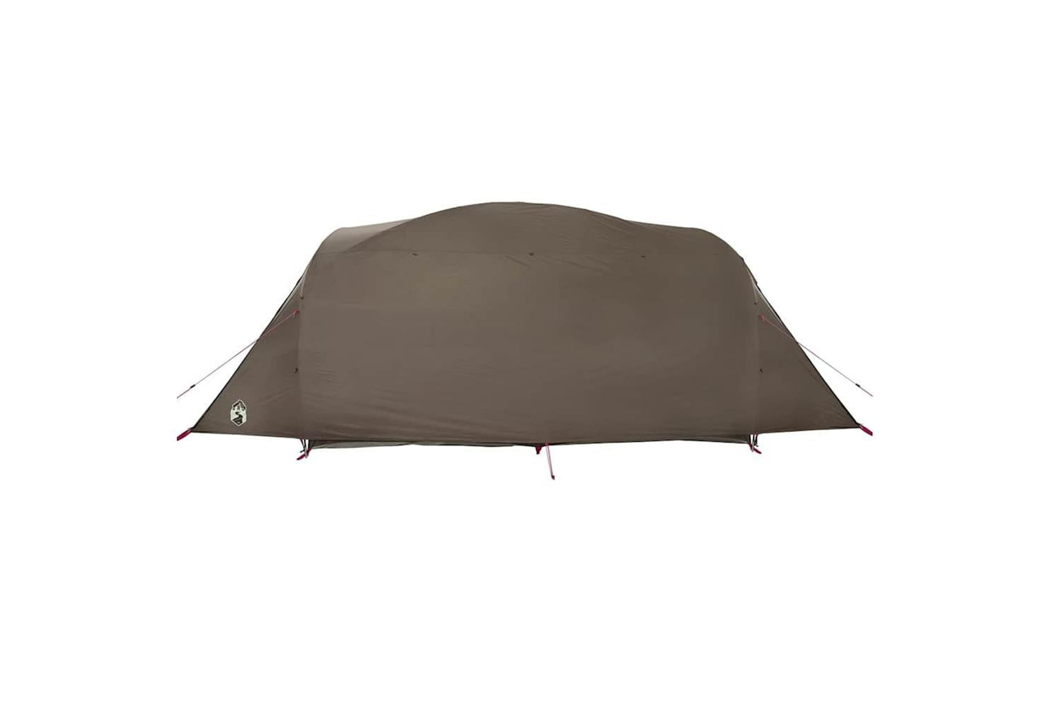 Vidaxl Family Tent Tunnel 6-person Brown Waterproof-7