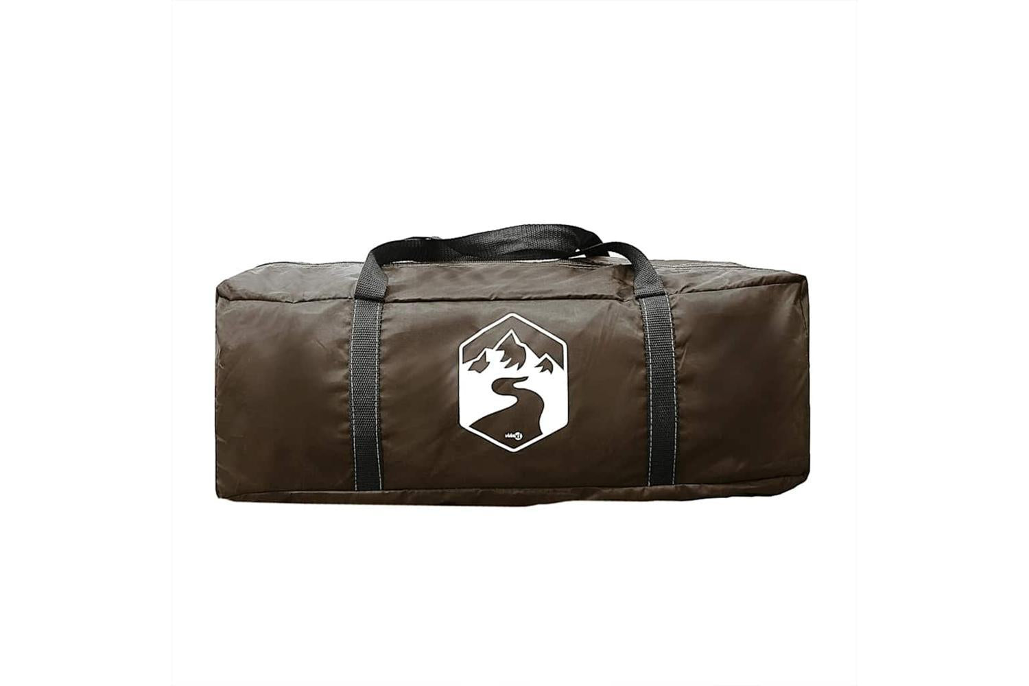 Vidaxl Family Tent Tunnel 6-person Brown Waterproof-10