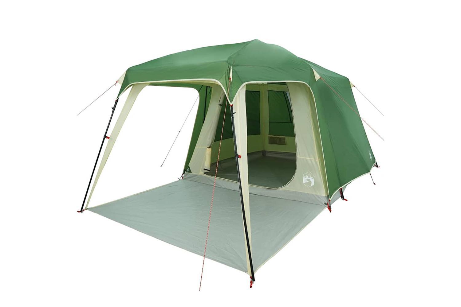 Vidaxl Camping Tent With Porch Dome 5-person Green Waterproof-4