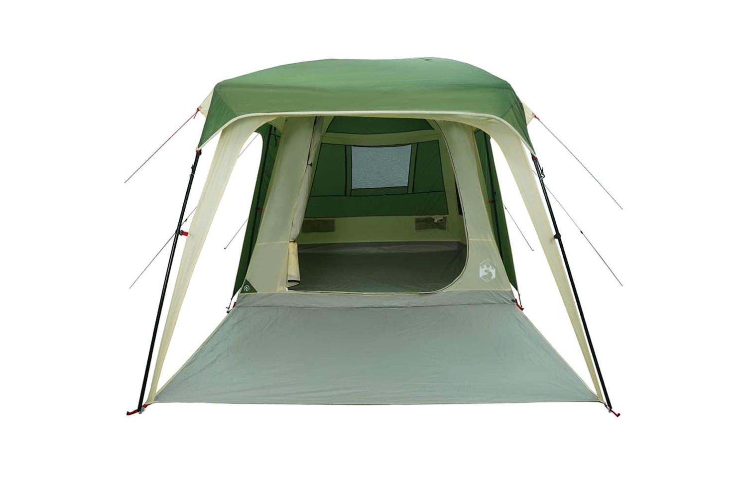 Vidaxl Camping Tent With Porch Dome 5-person Green Waterproof-5