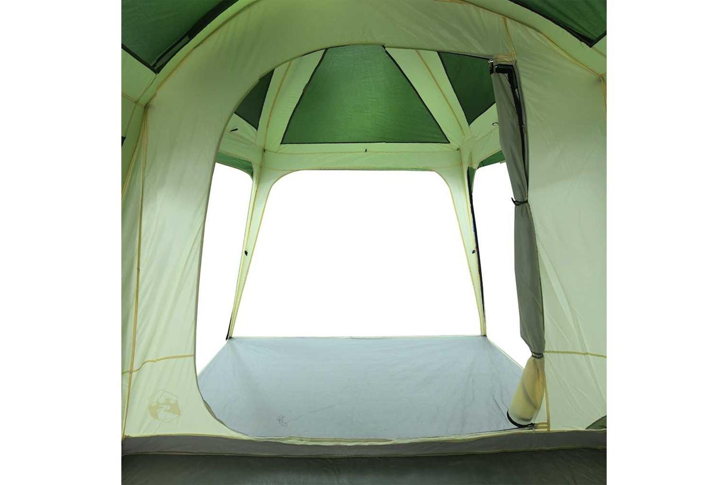 Vidaxl Camping Tent With Porch Dome 5-person Green Waterproof-10