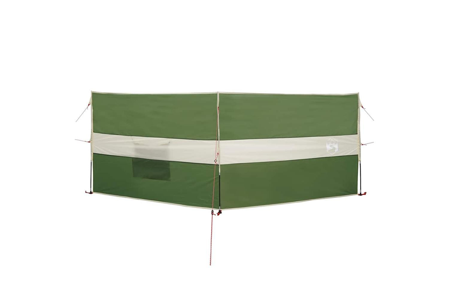 Vidaxl Camping Windbreak Green 344x120 Cm Waterproof-2