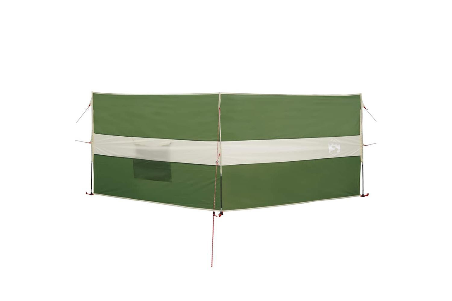 Vidaxl Camping Windbreak Green 344x120 Cm Waterproof-4