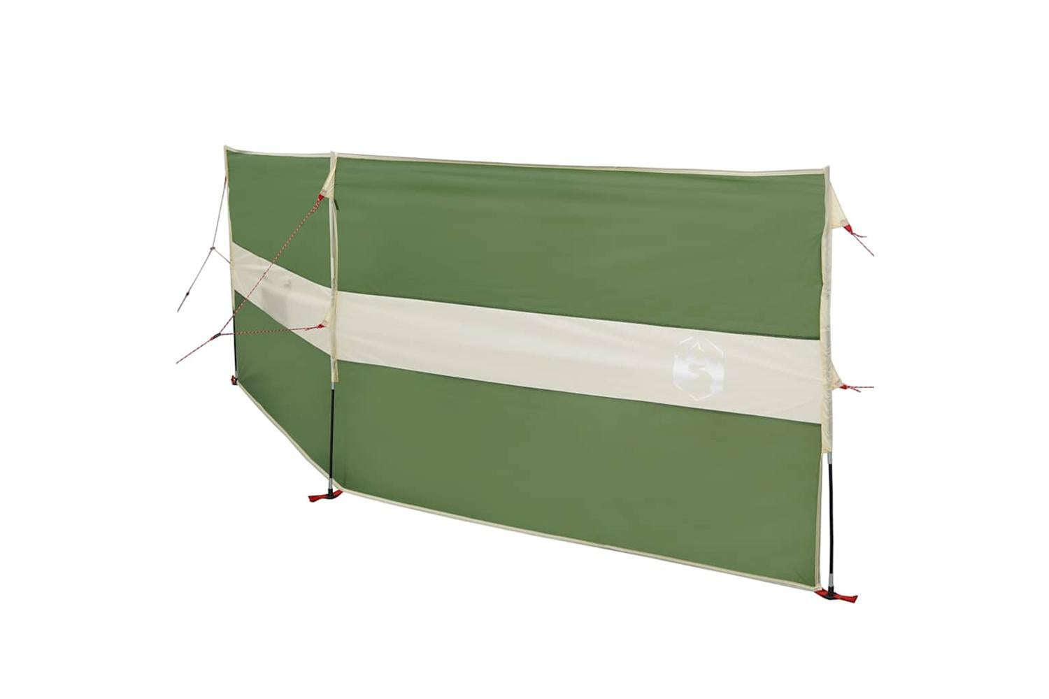Vidaxl Camping Windbreak Green 344x120 Cm Waterproof-5