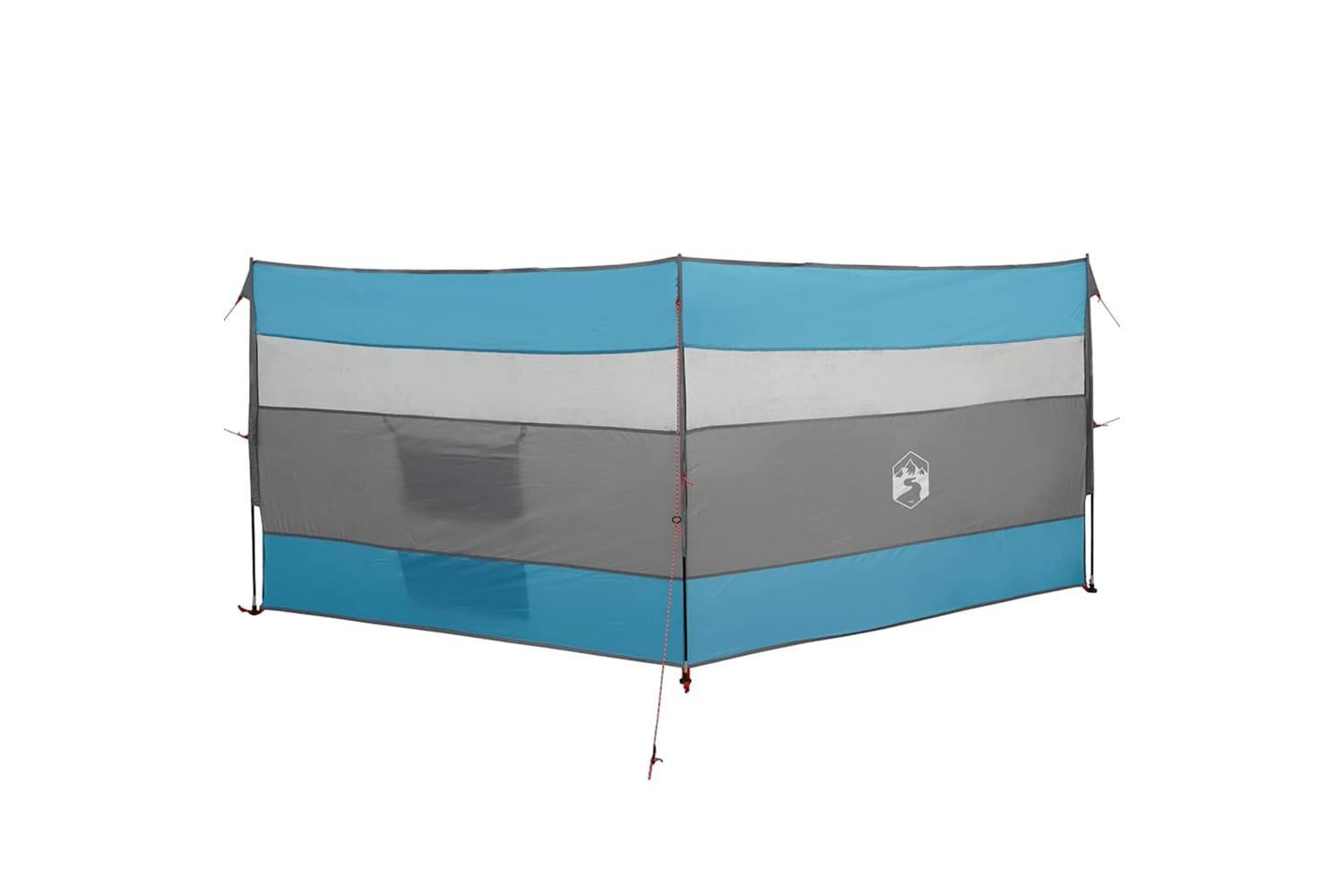 Vidaxl Camping Windbreak Blue 340x130 Cm Waterproof-2