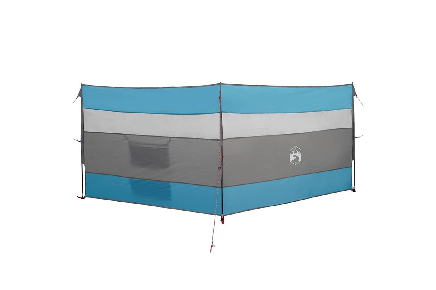 Vidaxl Camping Windbreak Blue 340x130 Cm Waterproof-4