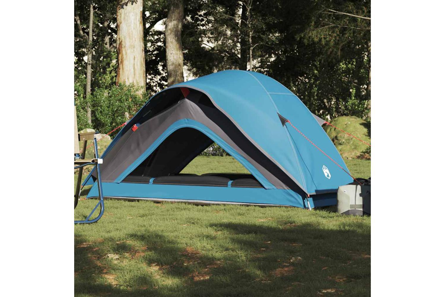 Vidaxl Camping Tent 1-person Blue Waterproof-4