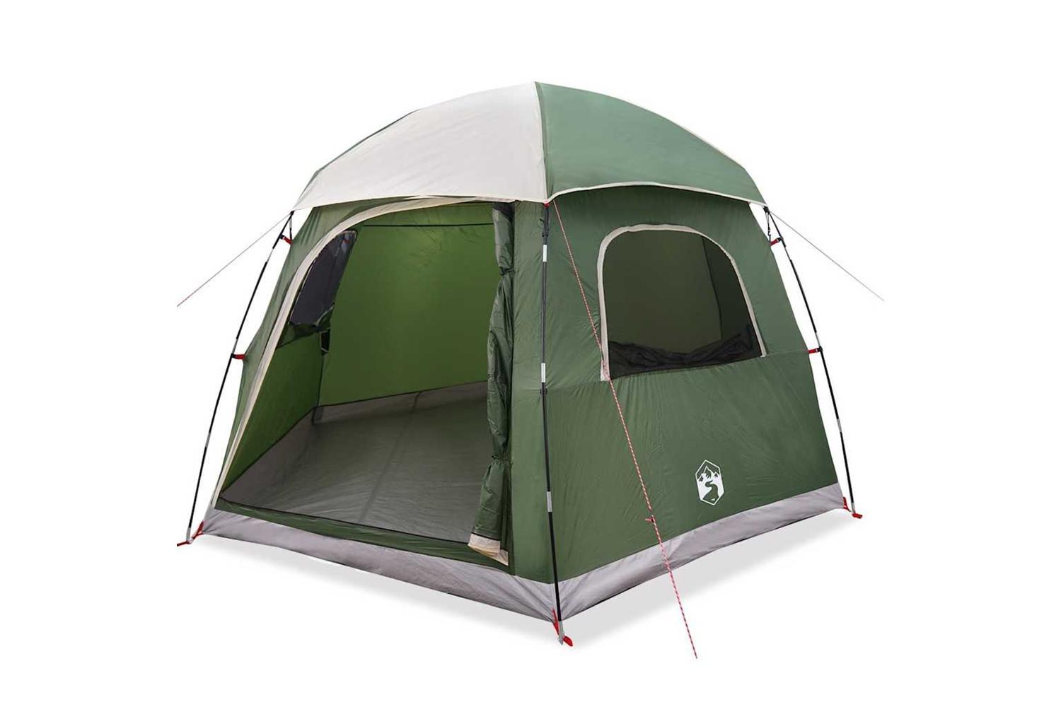 Vidaxl Family Tent Igloo 6-person Green Waterproof