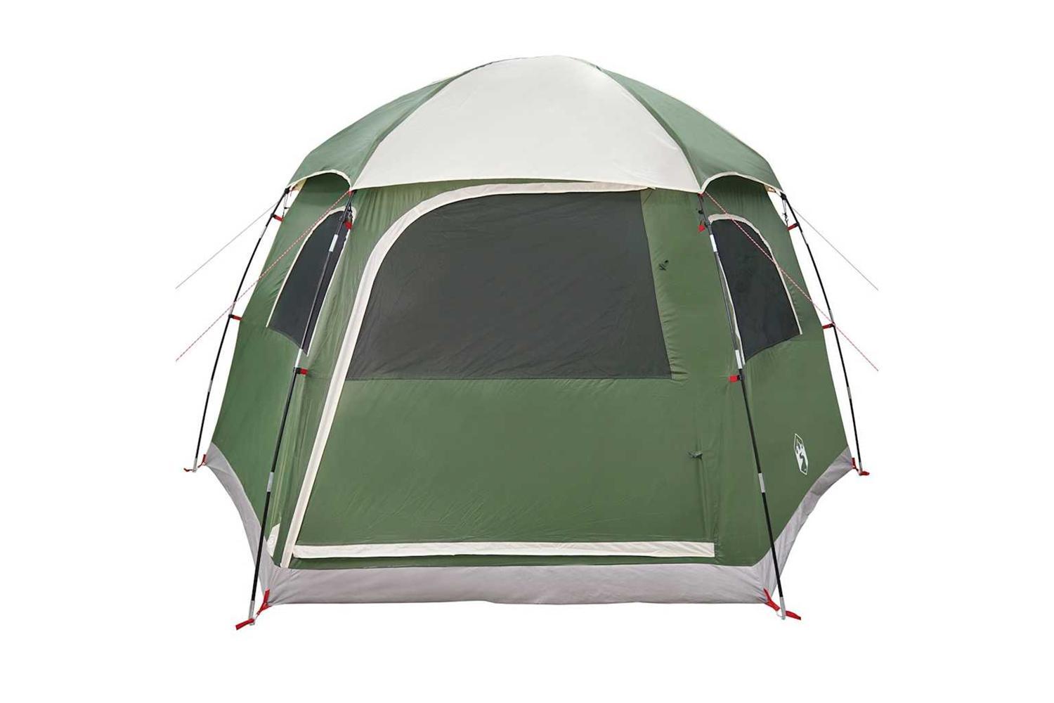 Vidaxl Family Tent Igloo 6-person Green Waterproof-6