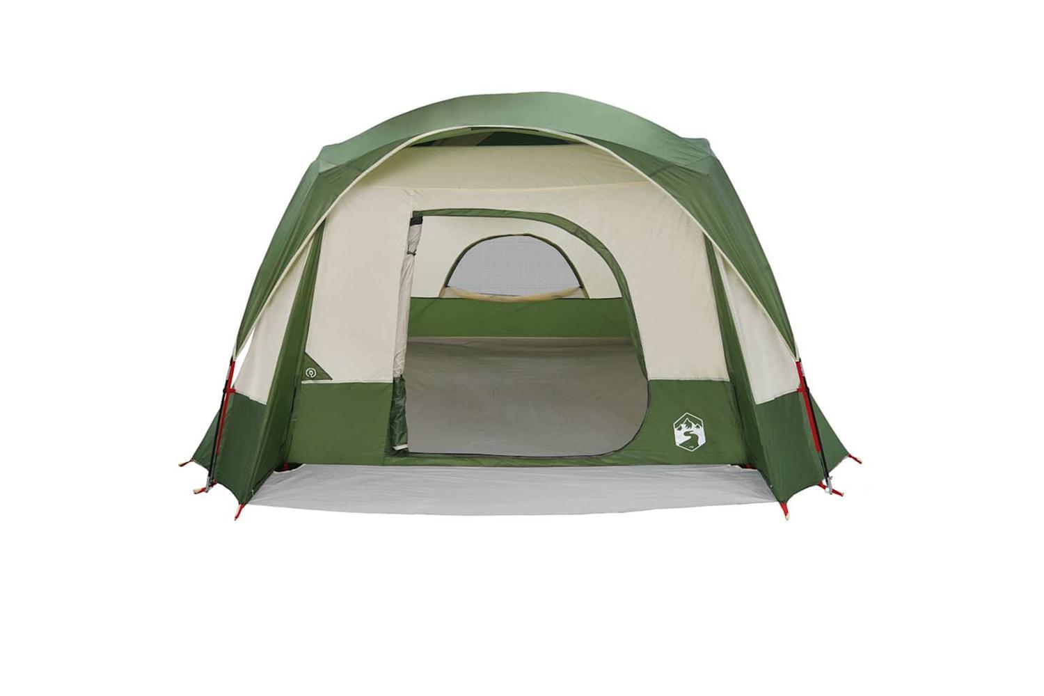 Vidaxl Family Tent Cabin 6-person Green Waterproof-5