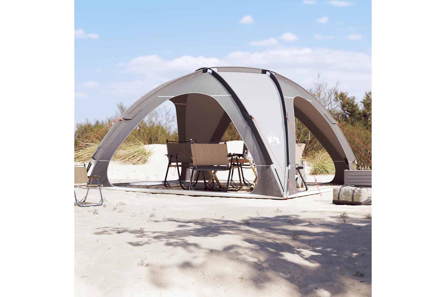 Vidaxl Party Tent Grey Waterproof-4