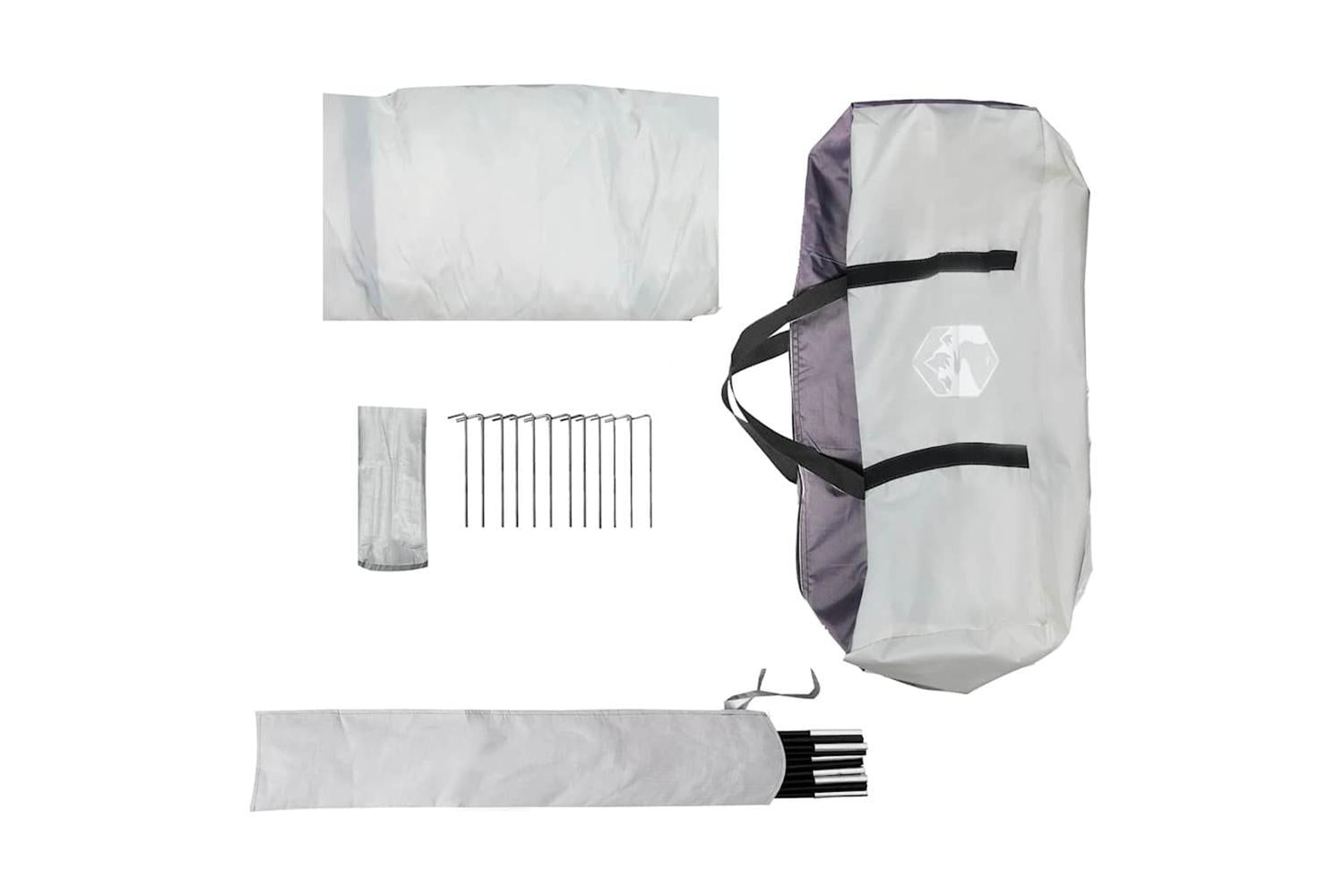 Vidaxl Party Tent Grey Waterproof-7