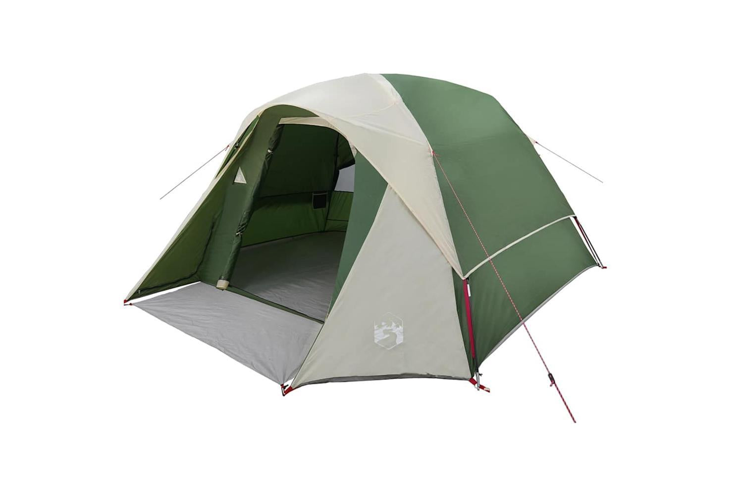 Vidaxl Family Tent Cabin 6-person Green Waterproof-3