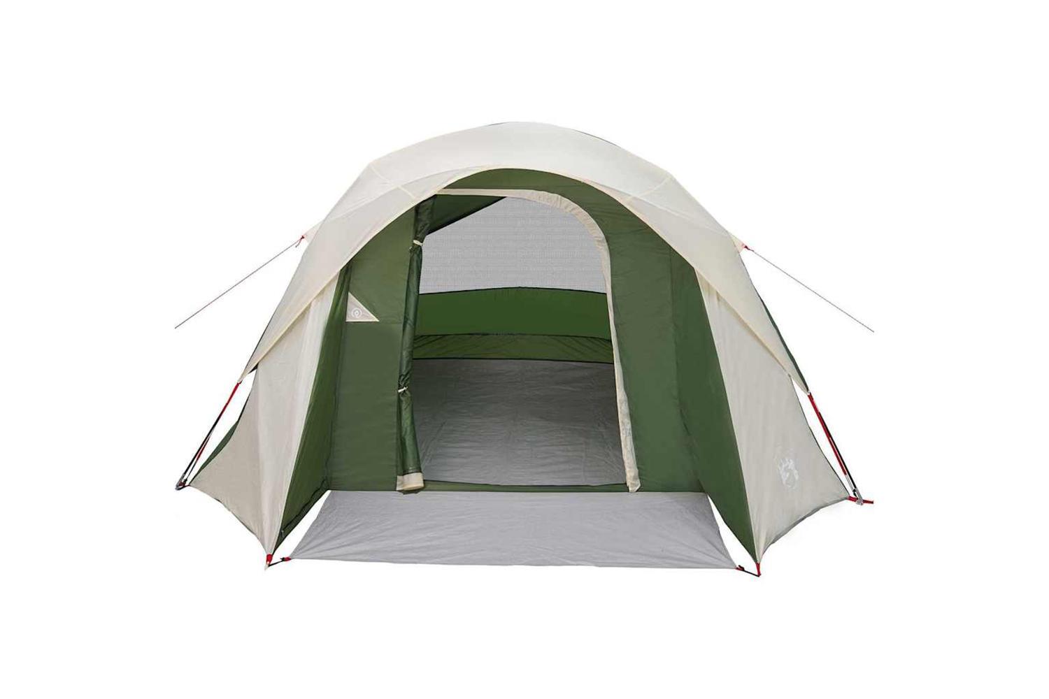 Vidaxl Family Tent Cabin 6-person Green Waterproof-5