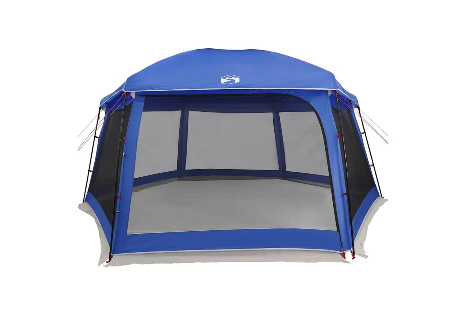 Vidaxl Pool Tent With Removable Fly & Mesh Walls Azure Blue 618x532 Cm-5