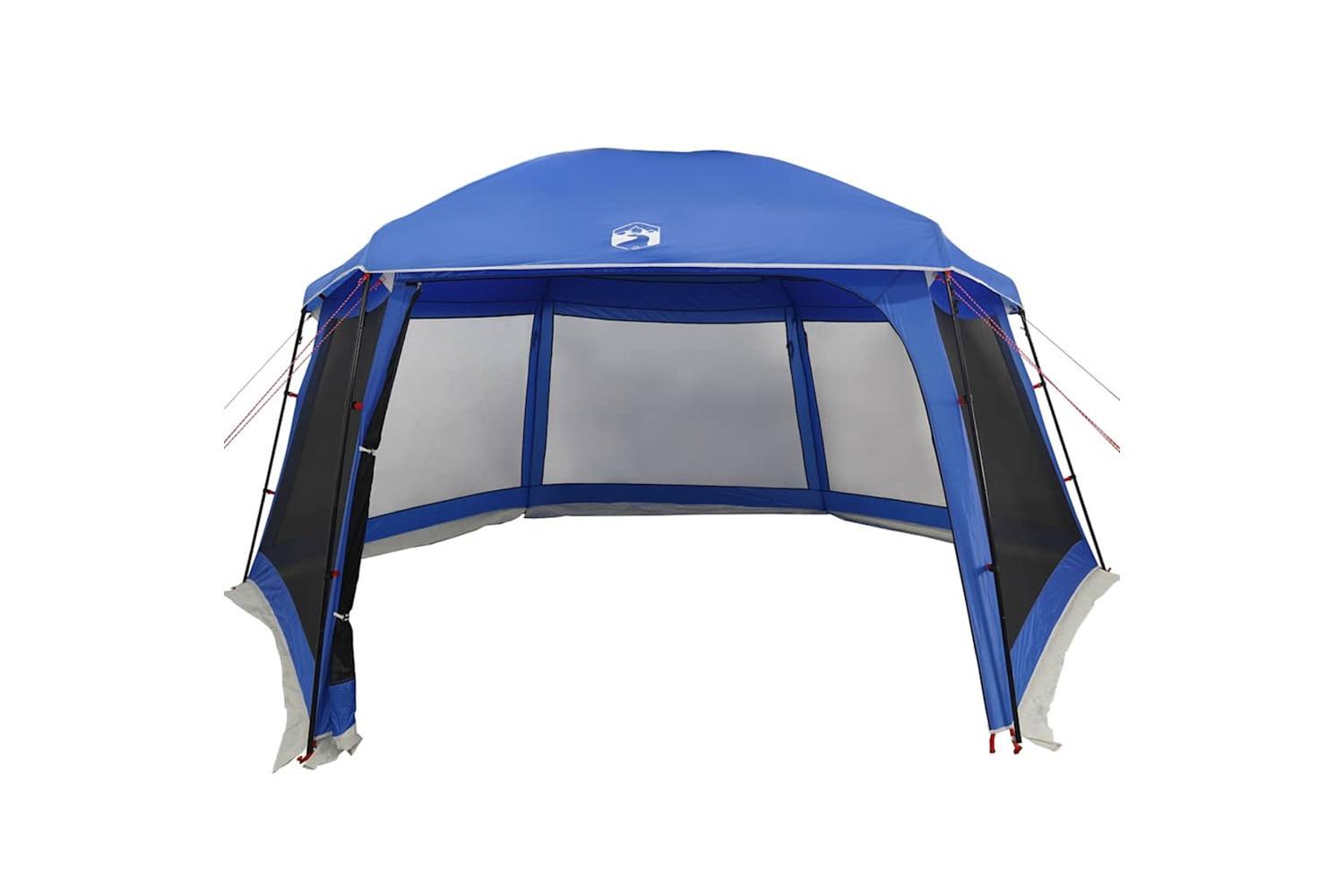 Vidaxl Pool Tent With Removable Fly & Mesh Walls Azure Blue 618x532 Cm-6