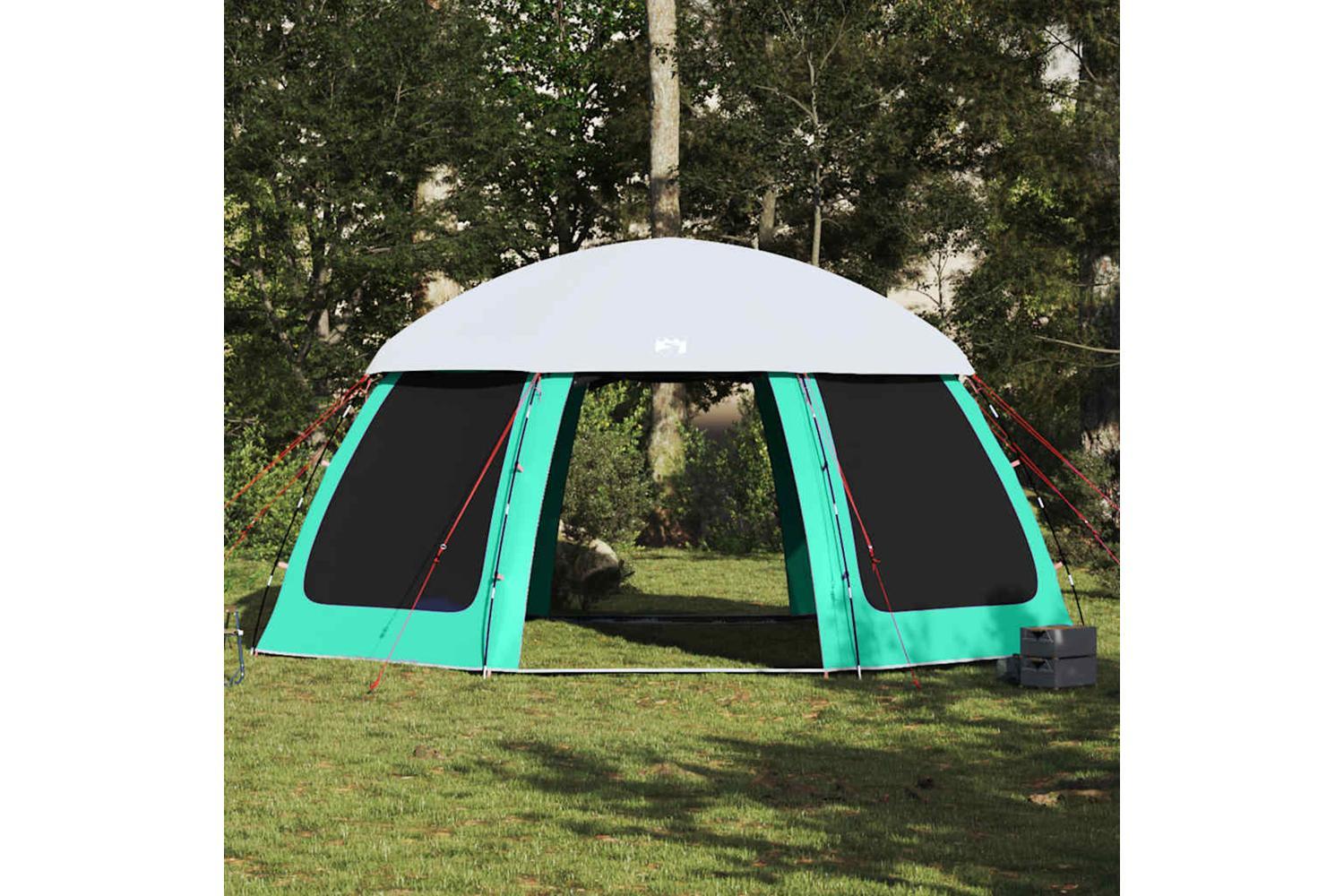 Vidaxl Pool Tent With Removable Fly & Mesh Walls Sea Green 510x510 Cm-4