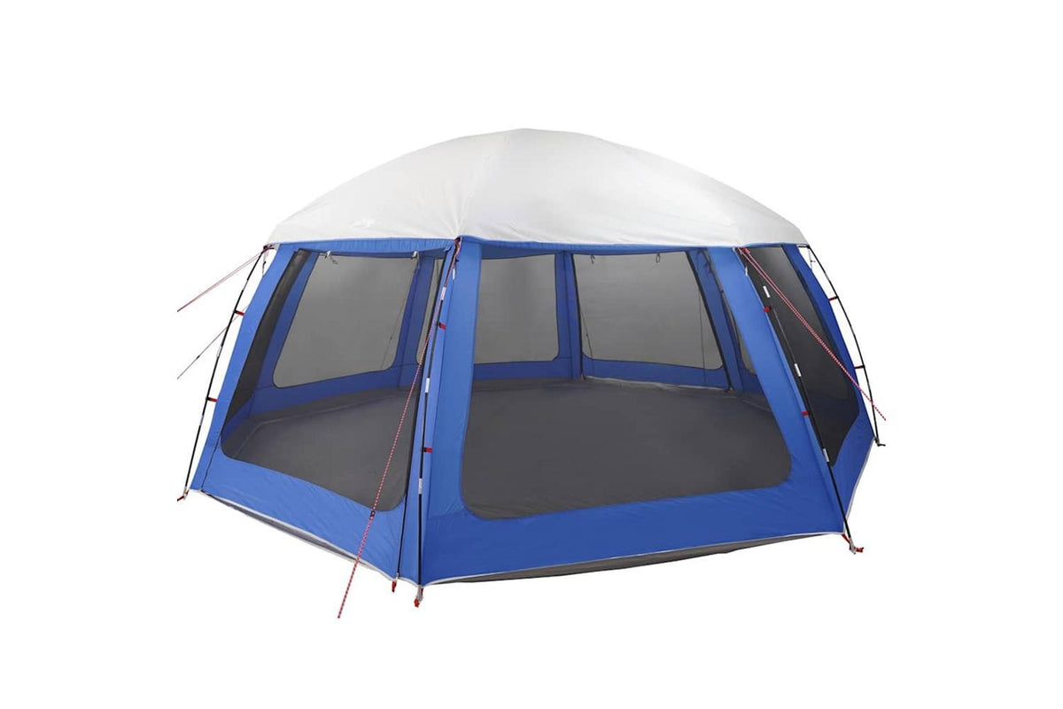 Vidaxl Pool Tent With Removable Fly & Mesh Walls Azure Blue 612x612 Cm-3