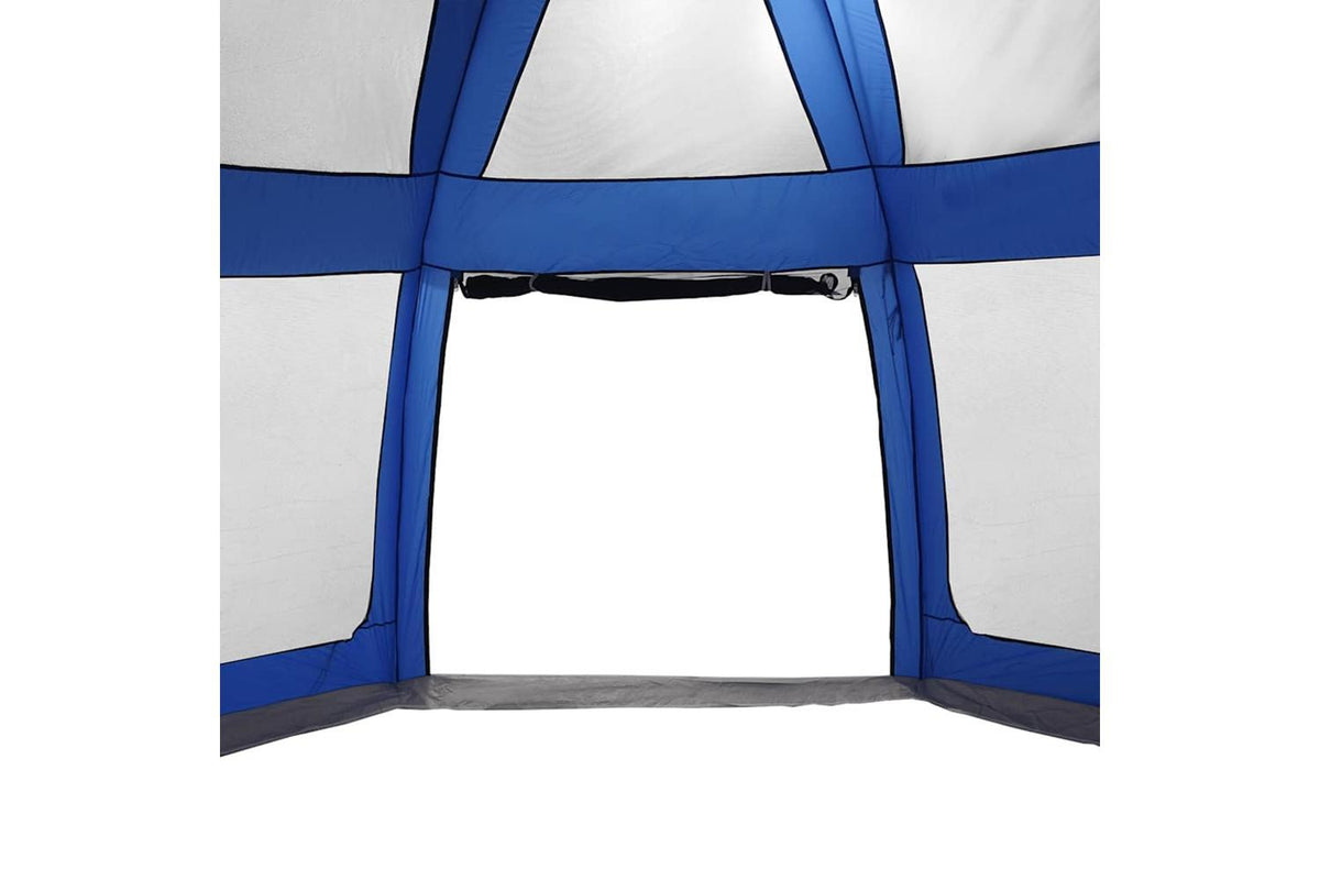 Vidaxl Pool Tent With Removable Fly & Mesh Walls Azure Blue 612x612 Cm-8