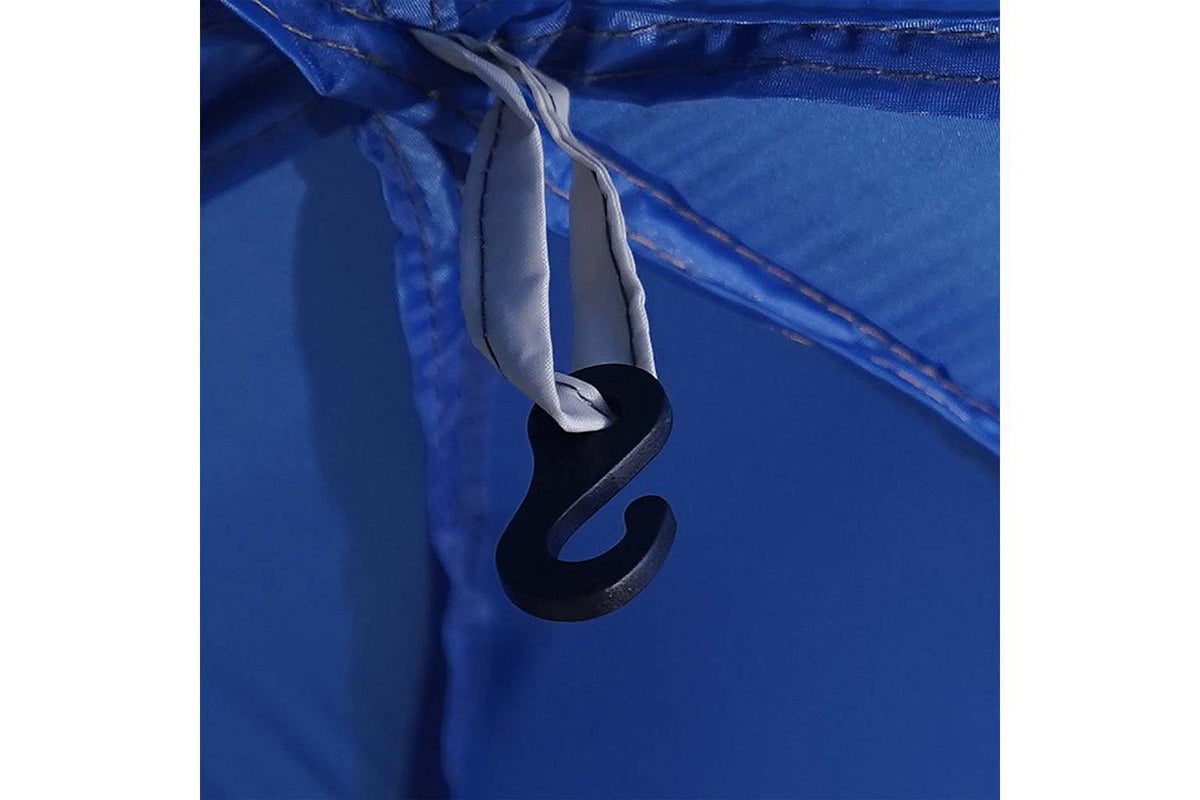 Vidaxl Pool Tent With Removable Fly & Mesh Walls Azure Blue 612x612 Cm-9