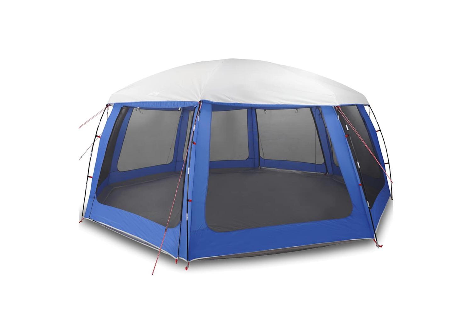 Vidaxl Pool Tent With Removable Fly & Mesh Walls Azure Blue 690x690 Cm-2