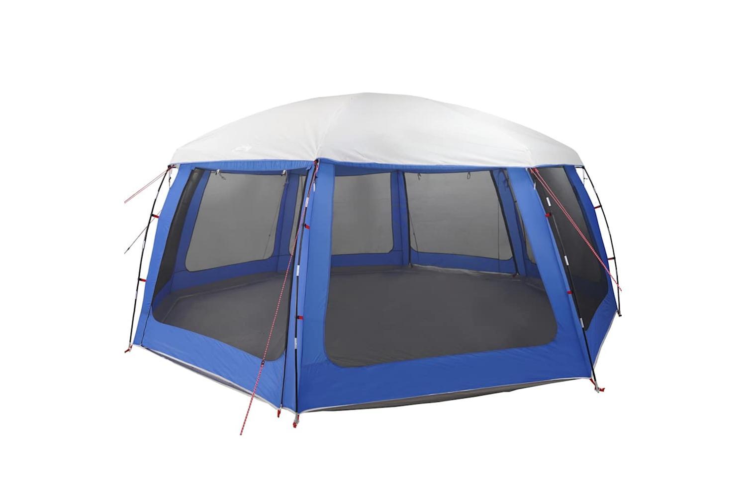 Vidaxl Pool Tent With Removable Fly & Mesh Walls Azure Blue 690x690 Cm-3
