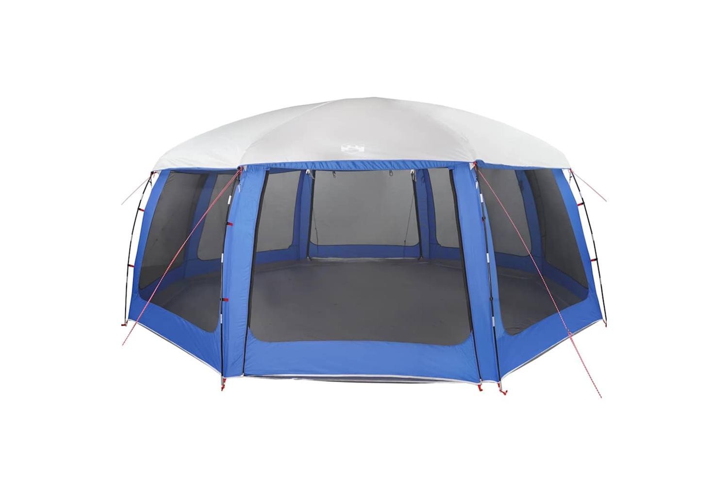 Vidaxl Pool Tent With Removable Fly & Mesh Walls Azure Blue 690x690 Cm-5