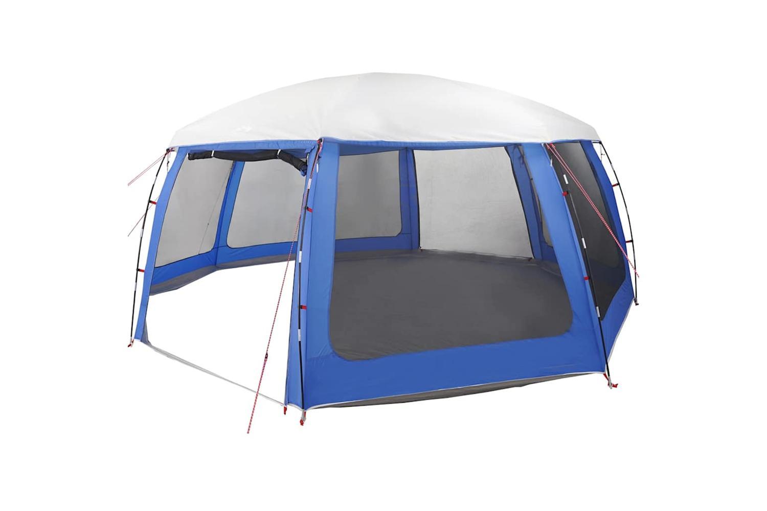 Vidaxl Pool Tent With Removable Fly & Mesh Walls Azure Blue 690x690 Cm-7