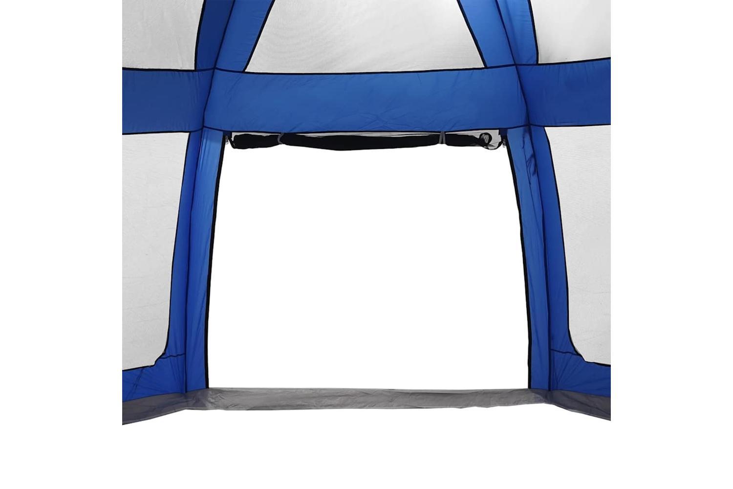 Vidaxl Pool Tent With Removable Fly & Mesh Walls Azure Blue 690x690 Cm-8