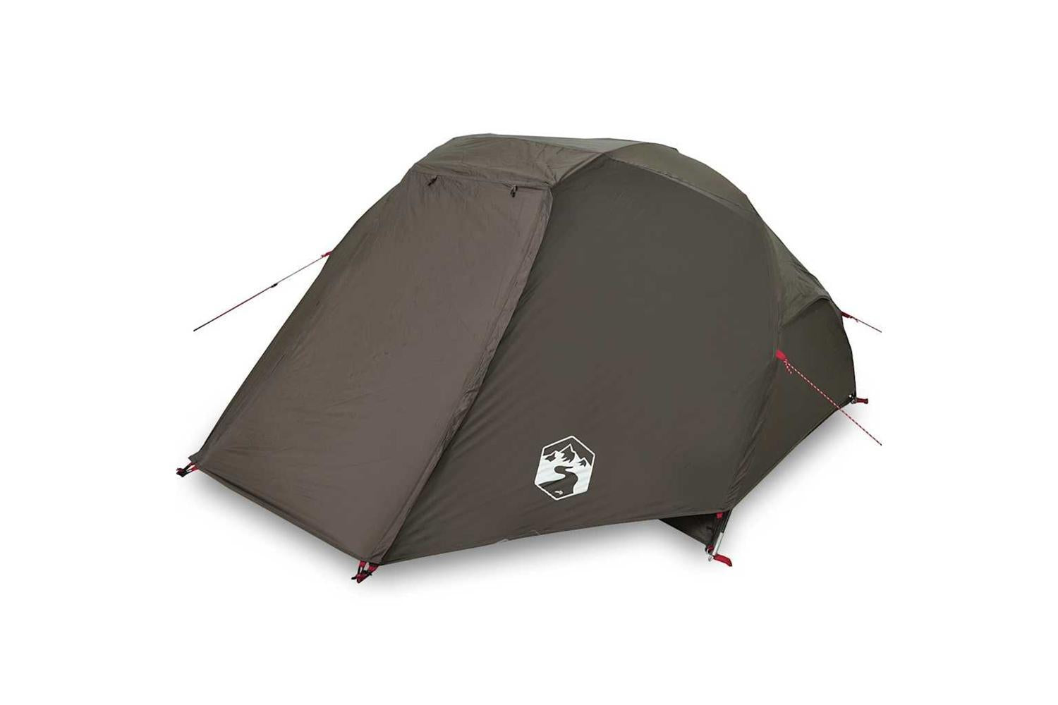 Vidaxl Fishing Tent 3-person Brown Waterproof-2
