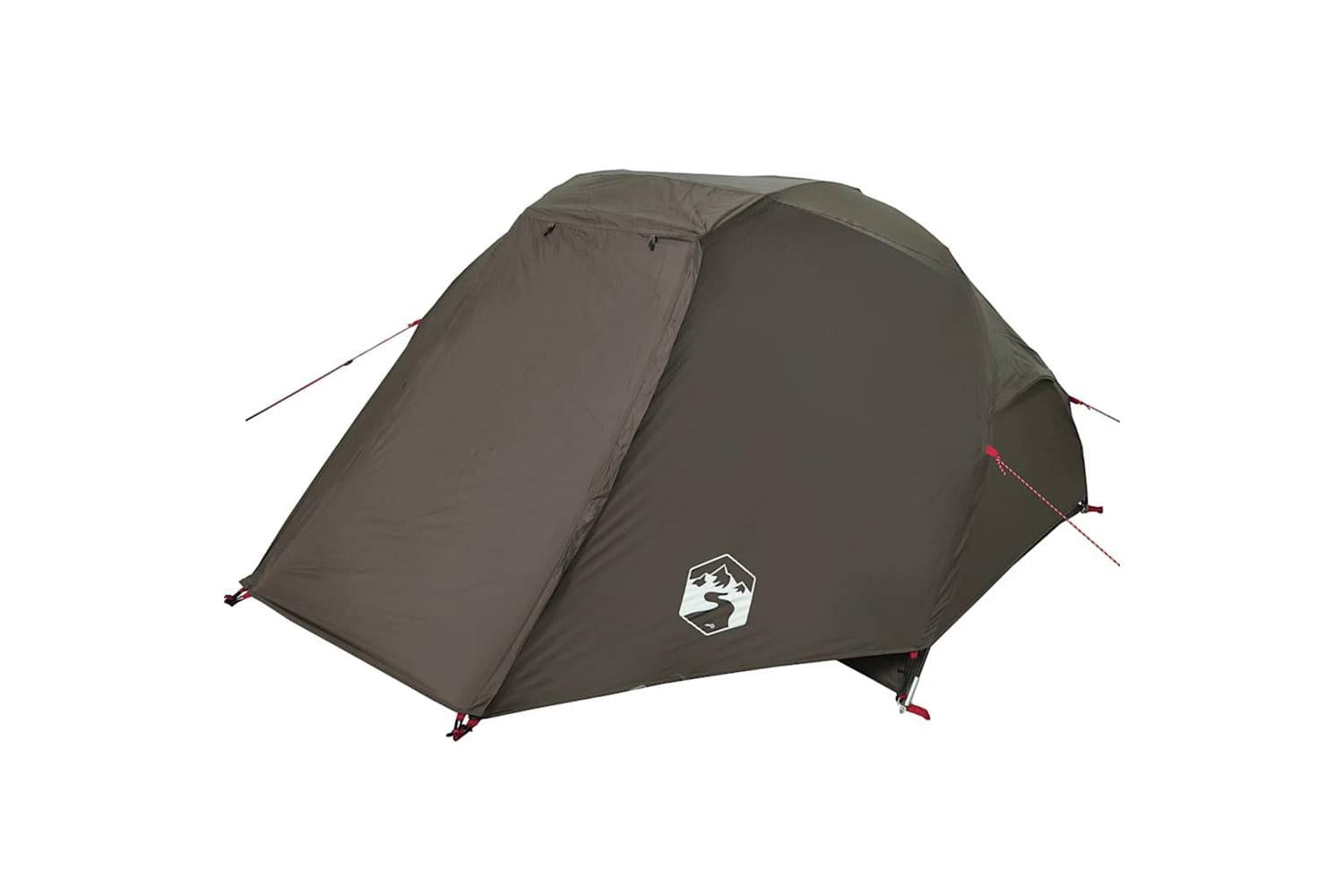 Vidaxl Fishing Tent 3-person Brown Waterproof-4