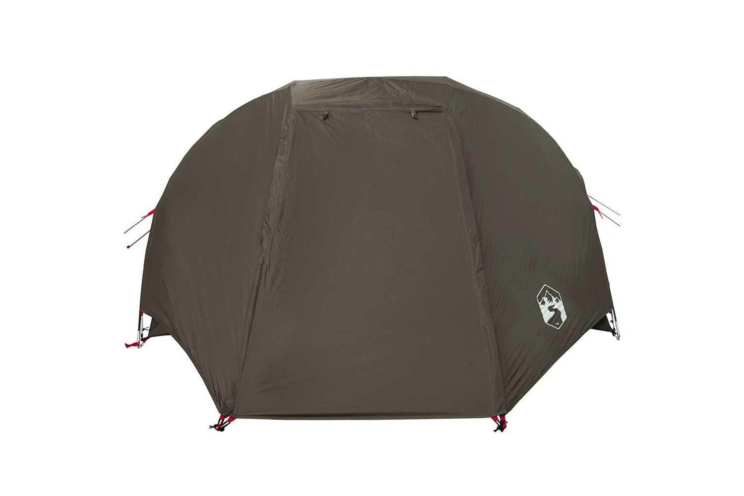 Vidaxl Fishing Tent 3-person Brown Waterproof-6