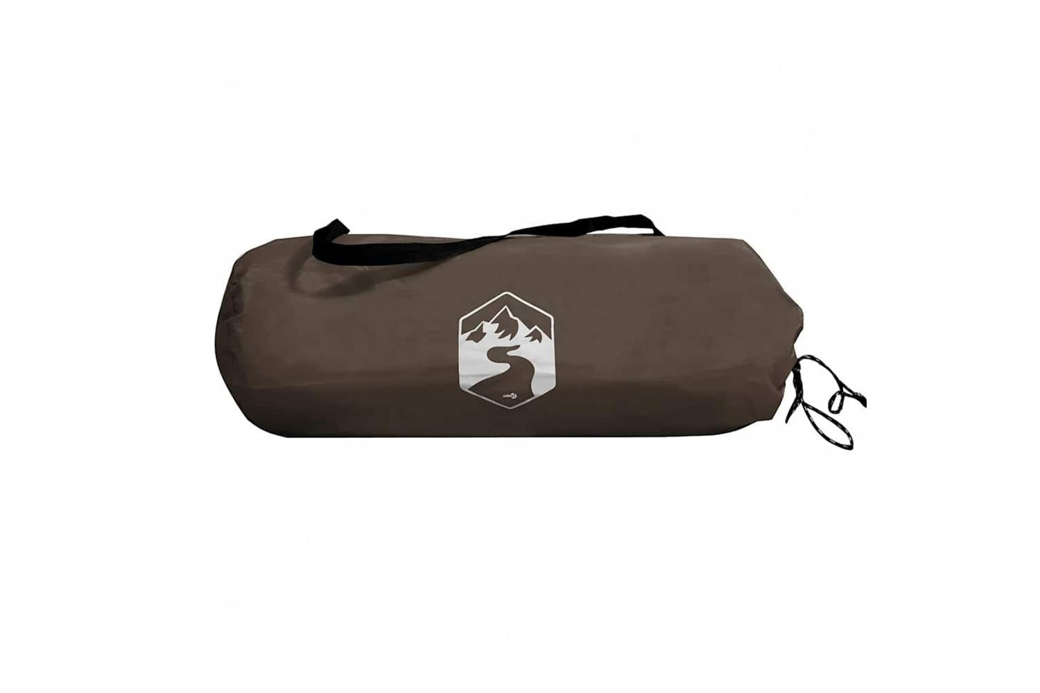 Vidaxl Fishing Tent 3-person Brown Waterproof-10