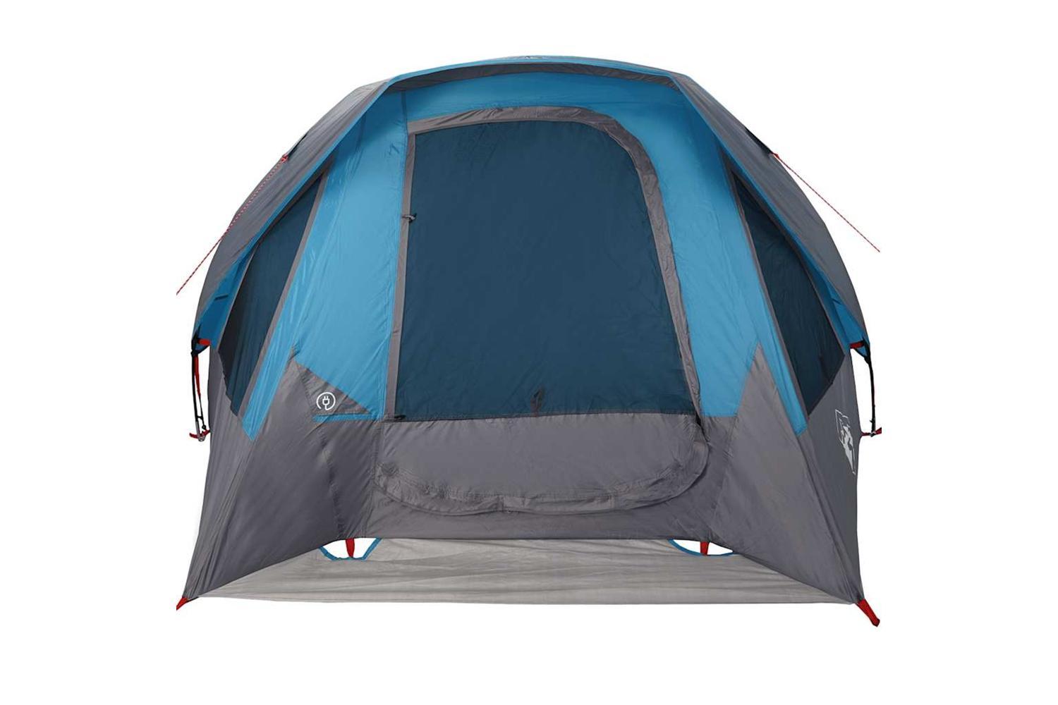 Vidaxl Family Tent Cabin 6-person Blue Waterproof-5