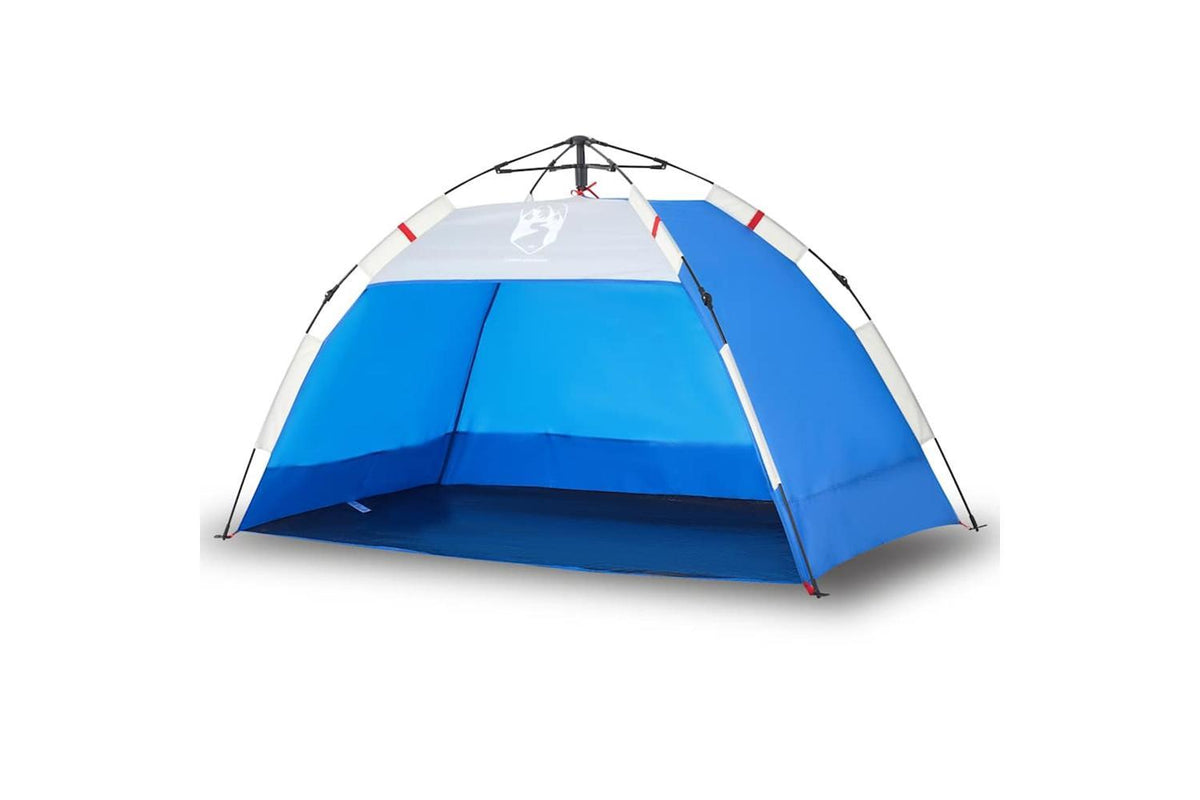 Vidaxl Beach Tent 2-person Azure Blue Quick Release Waterproof-2