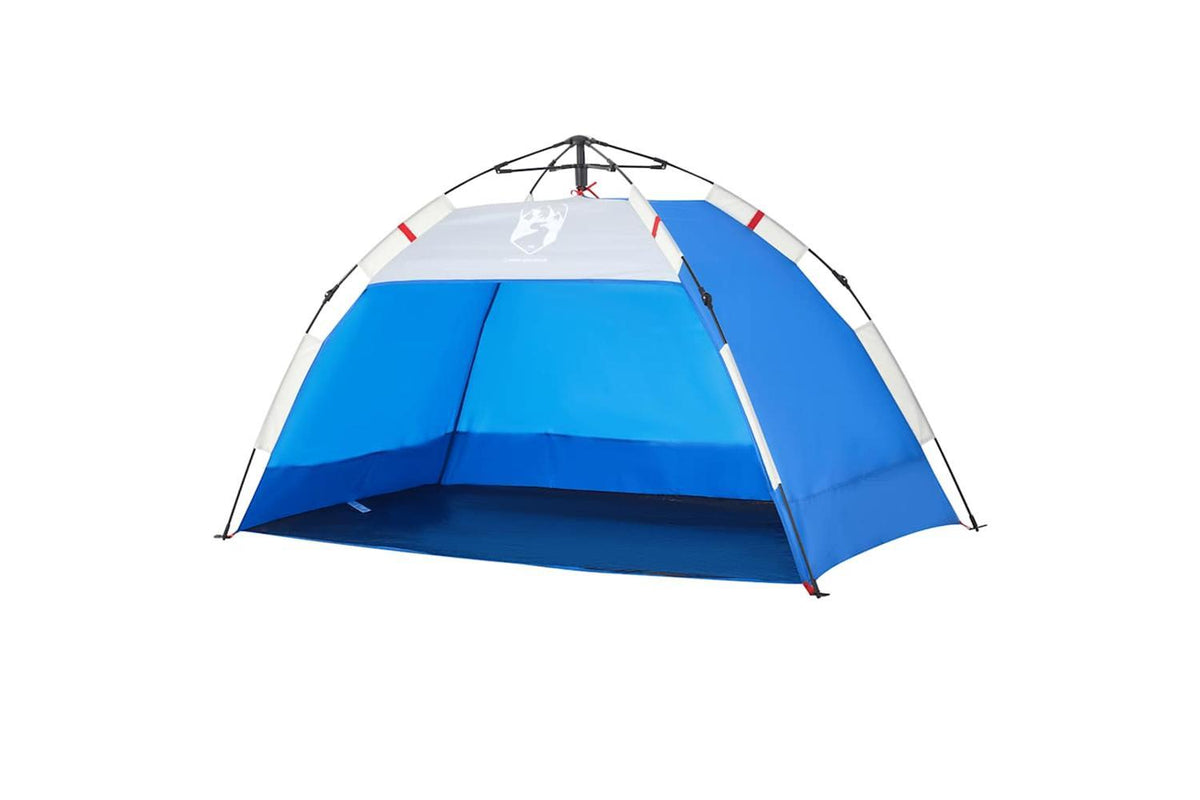 Vidaxl Beach Tent 2-person Azure Blue Quick Release Waterproof-4