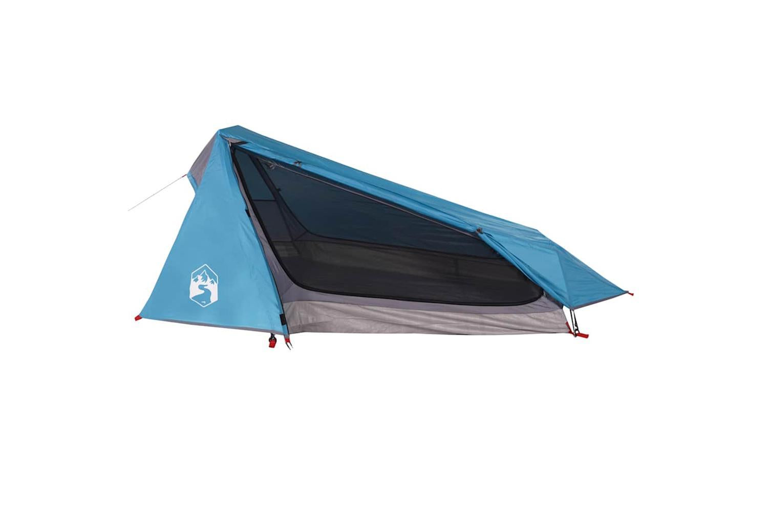 Vidaxl Camping Tent Tunnel 1-person Blue Waterproof-2