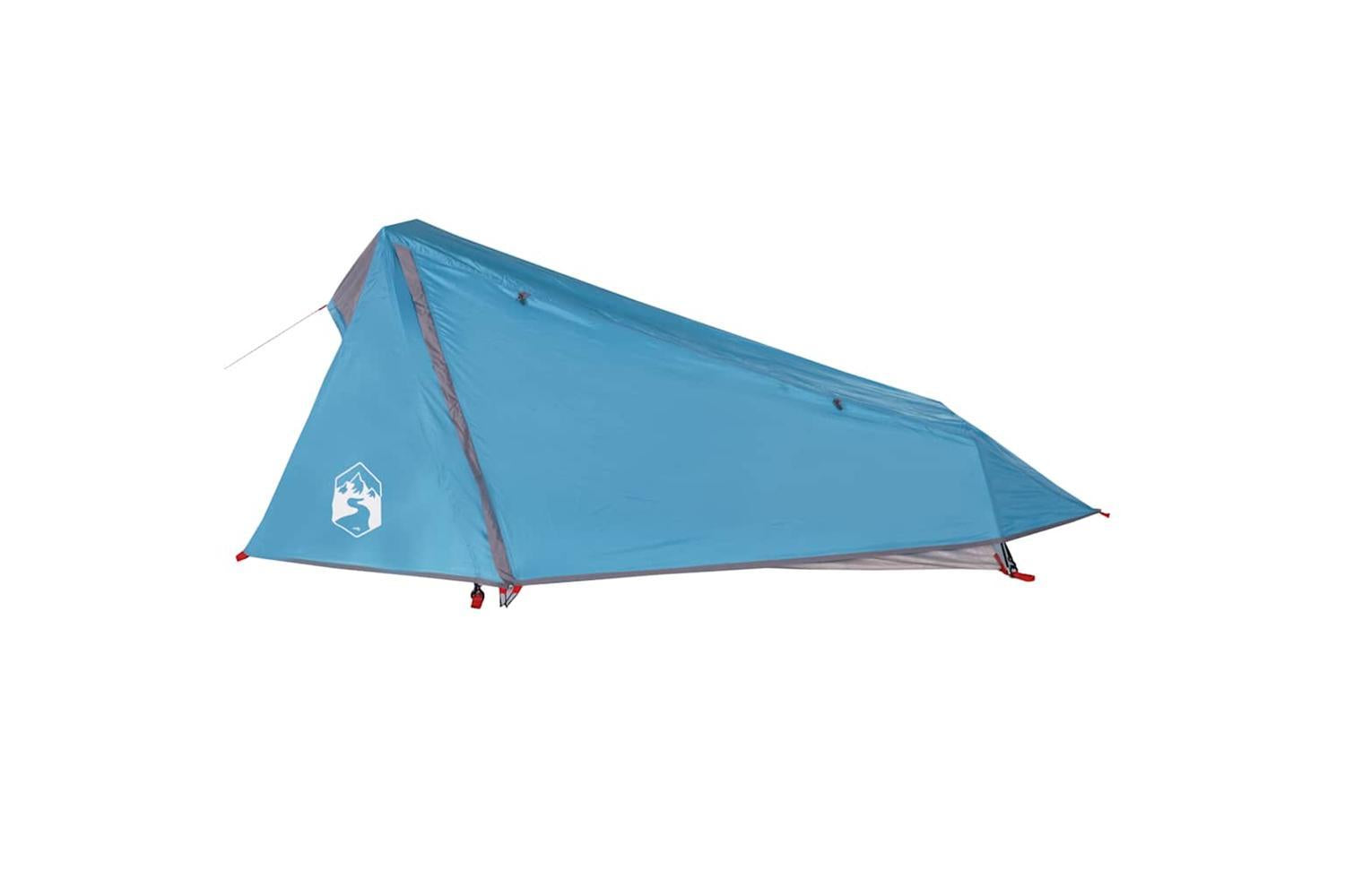 Vidaxl Camping Tent Tunnel 1-person Blue Waterproof-5