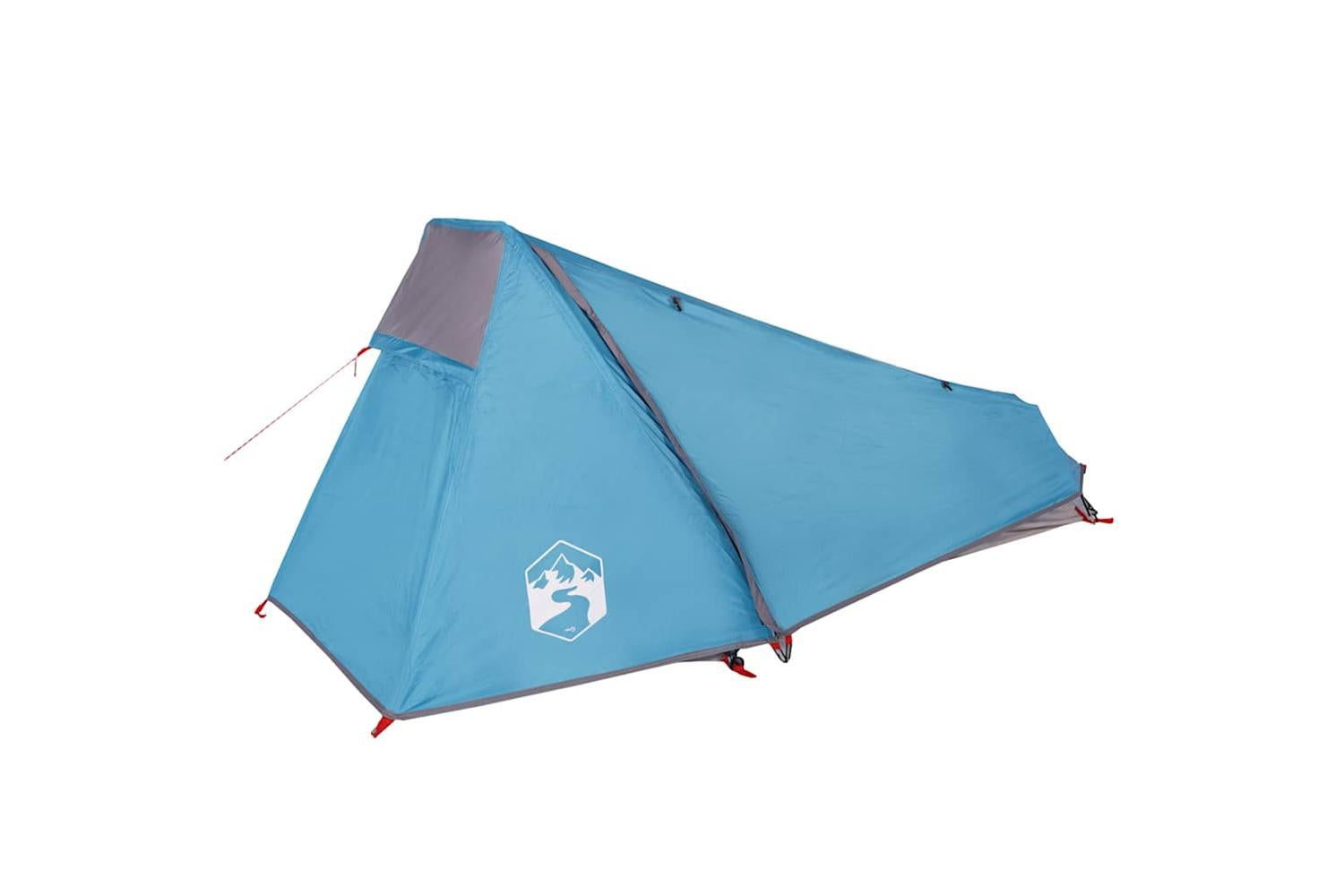 Vidaxl Camping Tent Tunnel 1-person Blue Waterproof-6