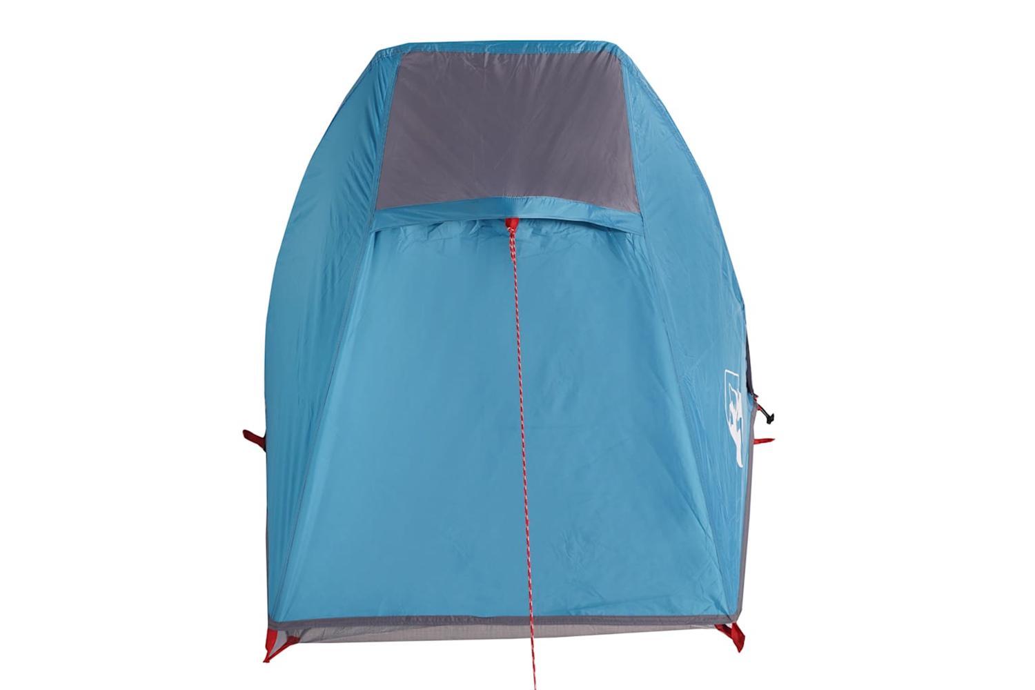 Vidaxl Camping Tent Tunnel 1-person Blue Waterproof-8