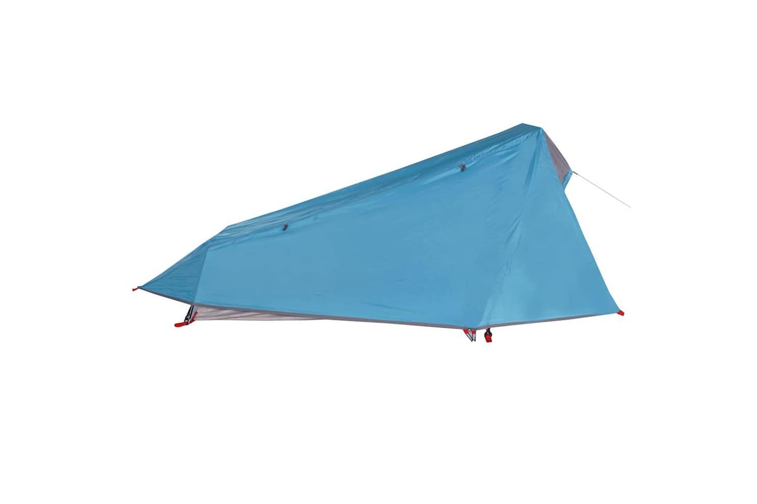 Vidaxl Camping Tent Tunnel 1-person Blue Waterproof-9