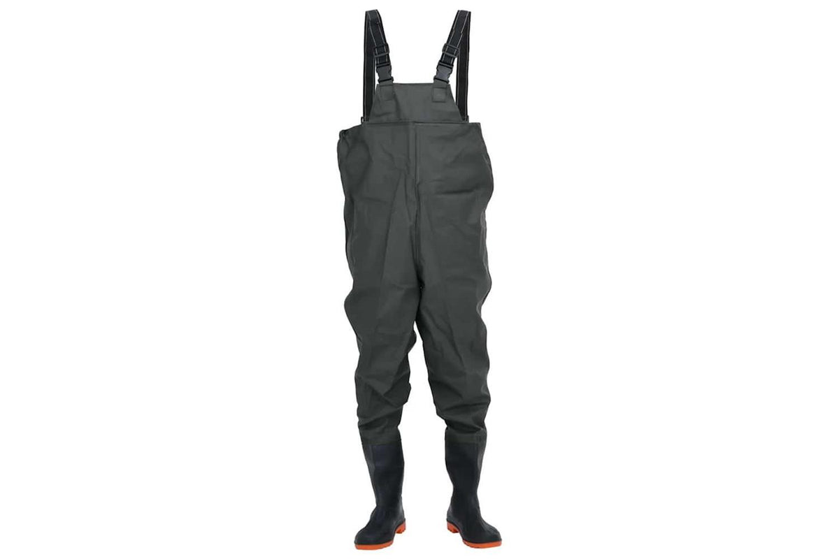 Vidaxl Chest Waders With Boots Dark Green Size 43-2